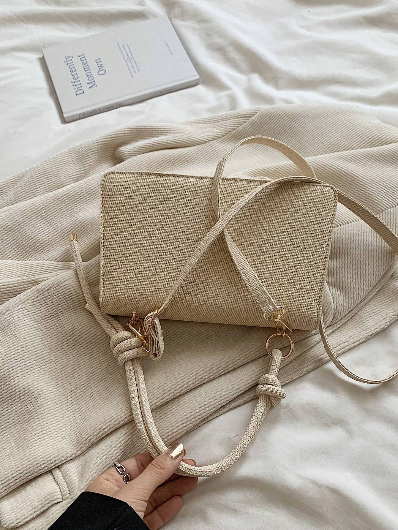 Retro Textured Mini Square Crossbody & Shoulder Bag