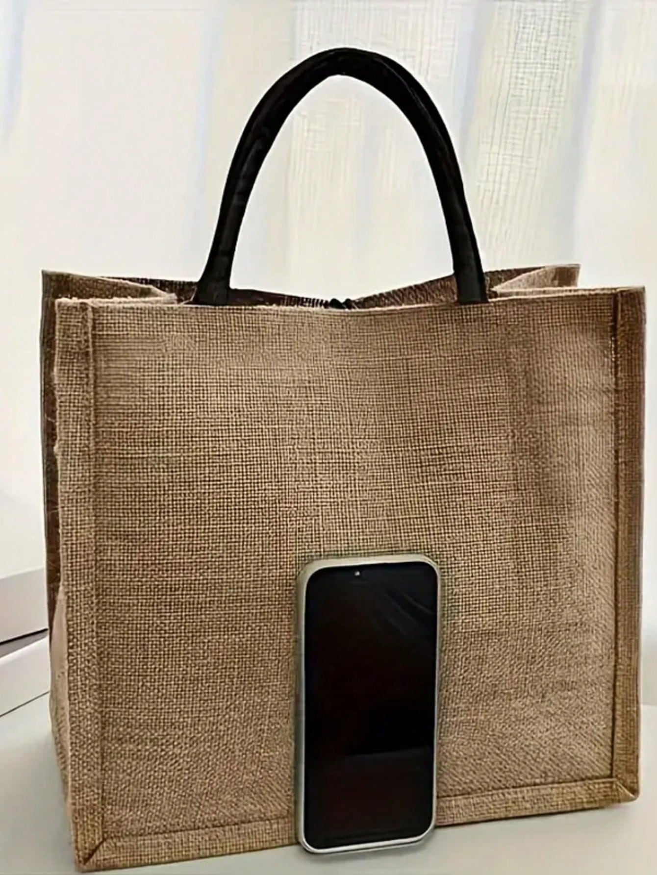 Lightweight Linen Everyday Tote with Empowering Design