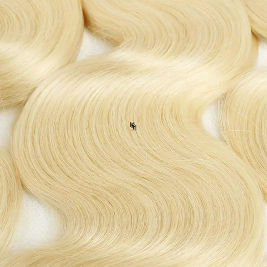 Raw Body Wave Hair Bundles #613 Dye to Any Color-12A Blonde