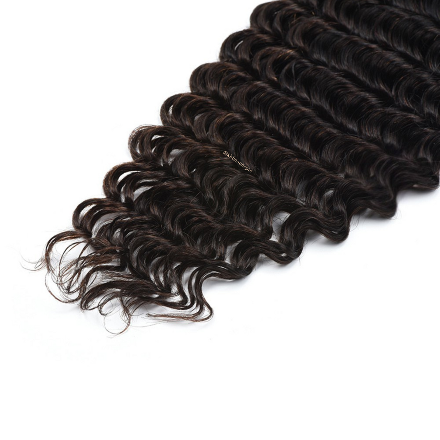 Deep Curly Water Wave Hair Bulk No Weft Unprocessed Best For Hair Braiding -12A, Micro Braiding, Boho Braids