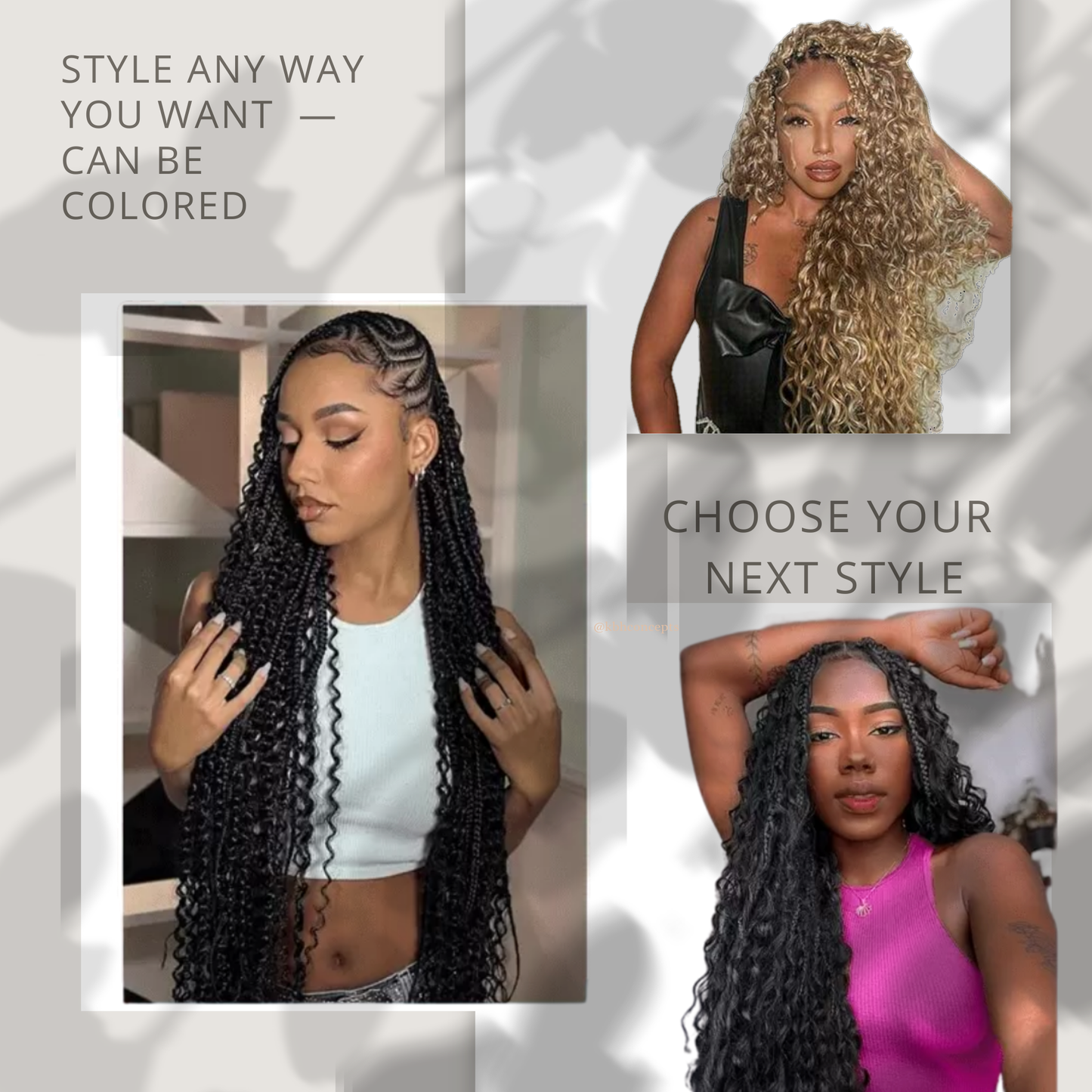 STANDARD Honey Blonde Color 27 Deep Wave No Weft Human Hair 2 Bundles For Braiding Raw Human Hair -12A, Micro Braiding, Boho Braids Bohemian Knotless