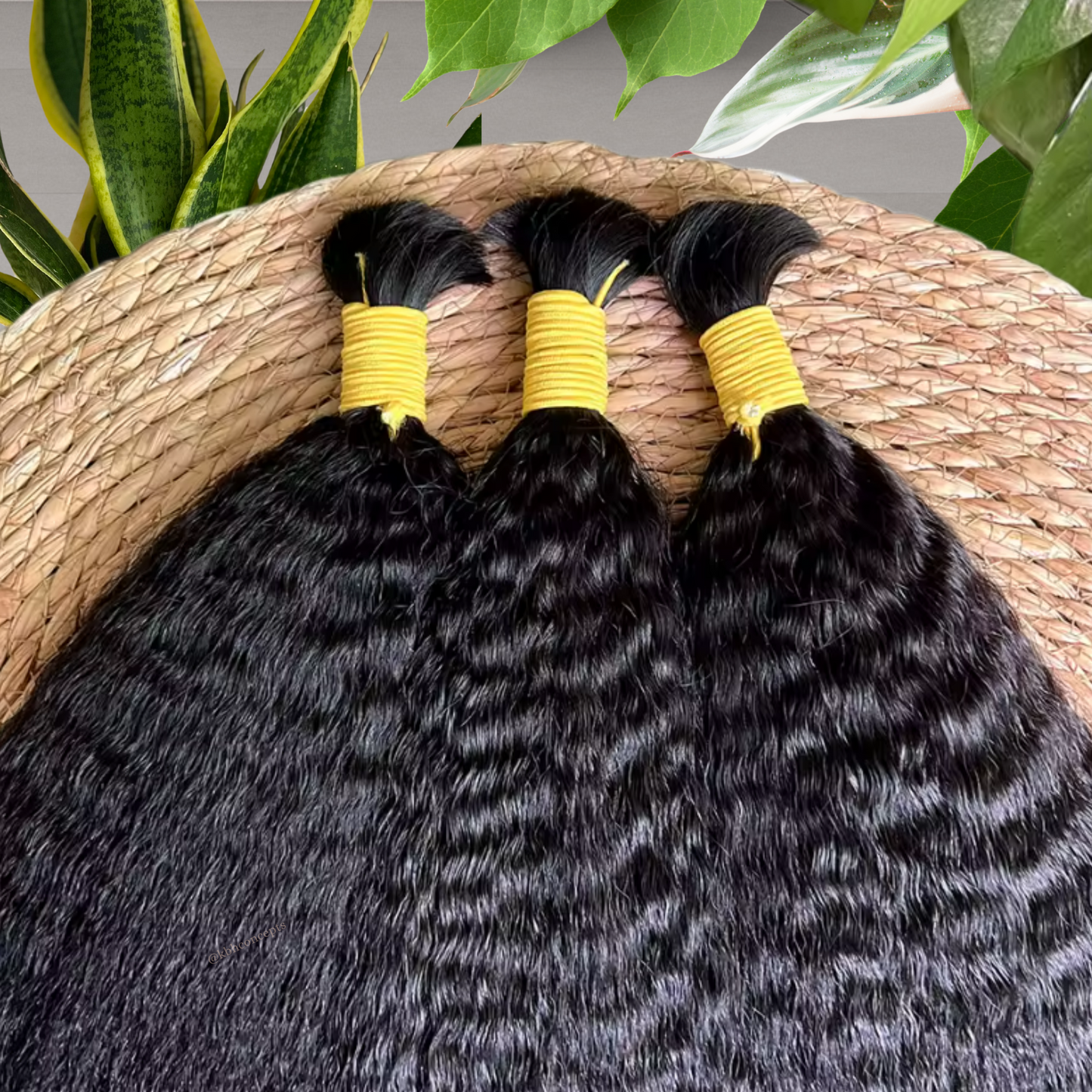 Yaky Straight STANDARD Hair Bulk No Weft Unprocessed Virgin Hair Best For Braiding -12A, Micro Braiding, Boho Braids