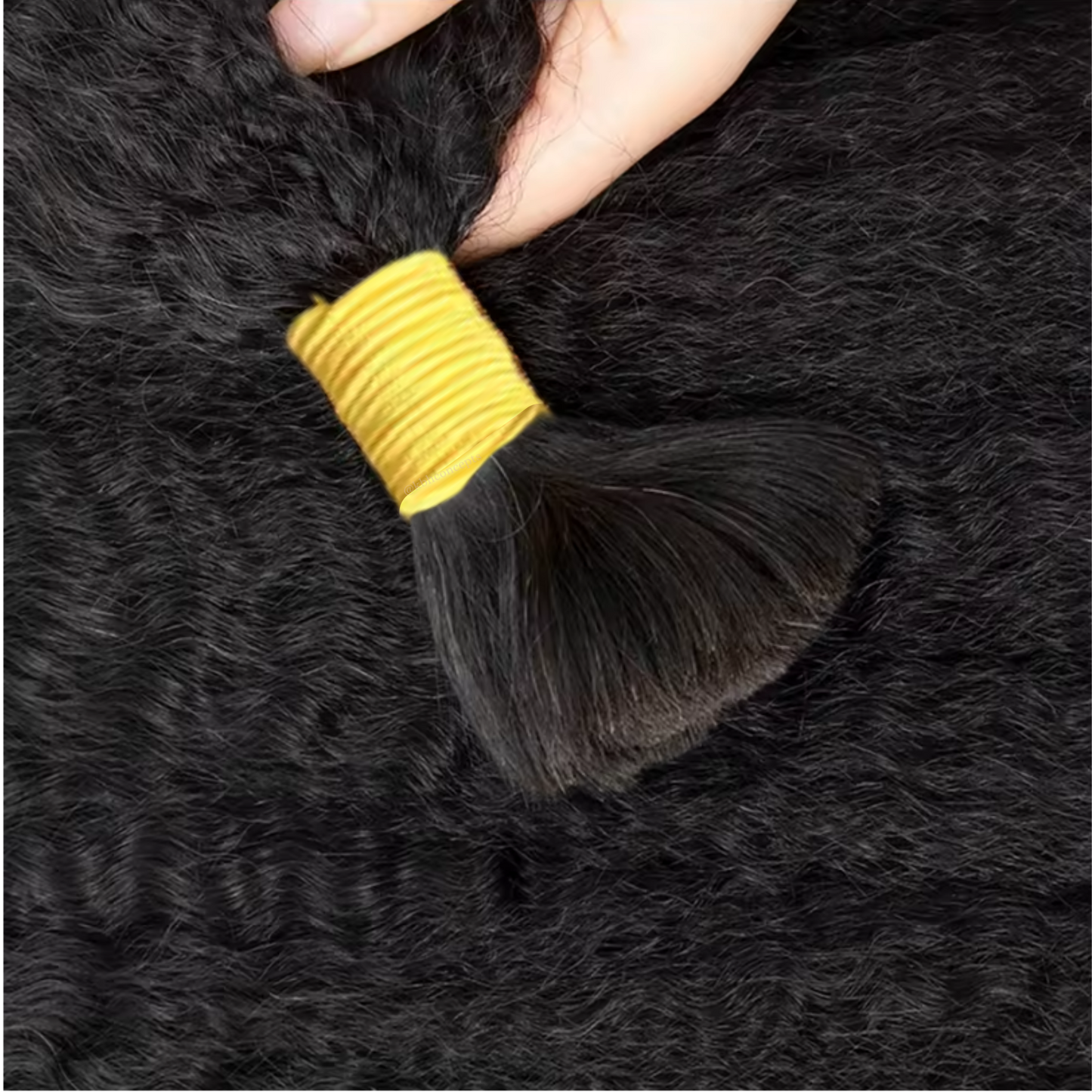Yaky Straight STANDARD Hair Bulk No Weft Unprocessed Virgin Hair Best For Braiding -12A, Micro Braiding, Boho Braids