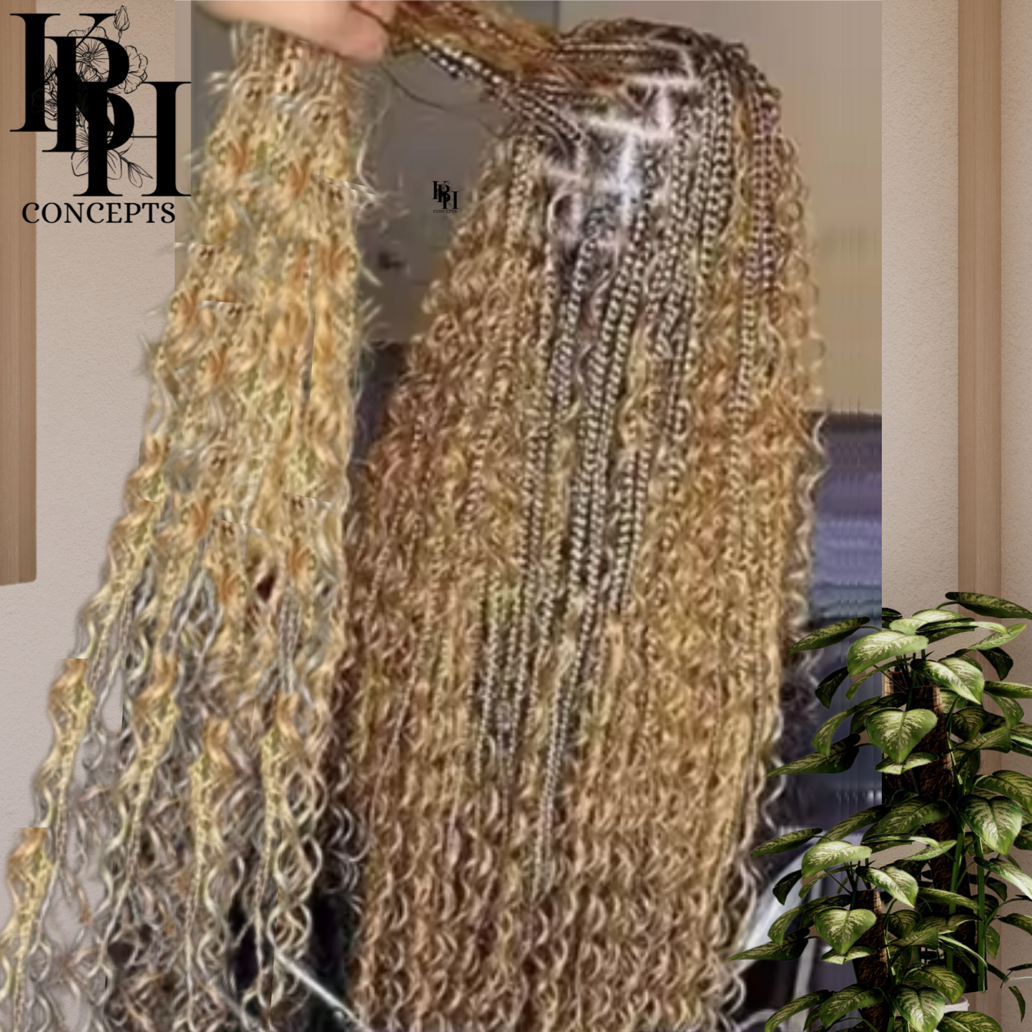 STANDARD Honey Blonde Color 27 Deep Wave No Weft Human Hair 2 Bundles For Braiding Raw Human Hair -12A, Micro Braiding, Boho Braids Bohemian Knotless