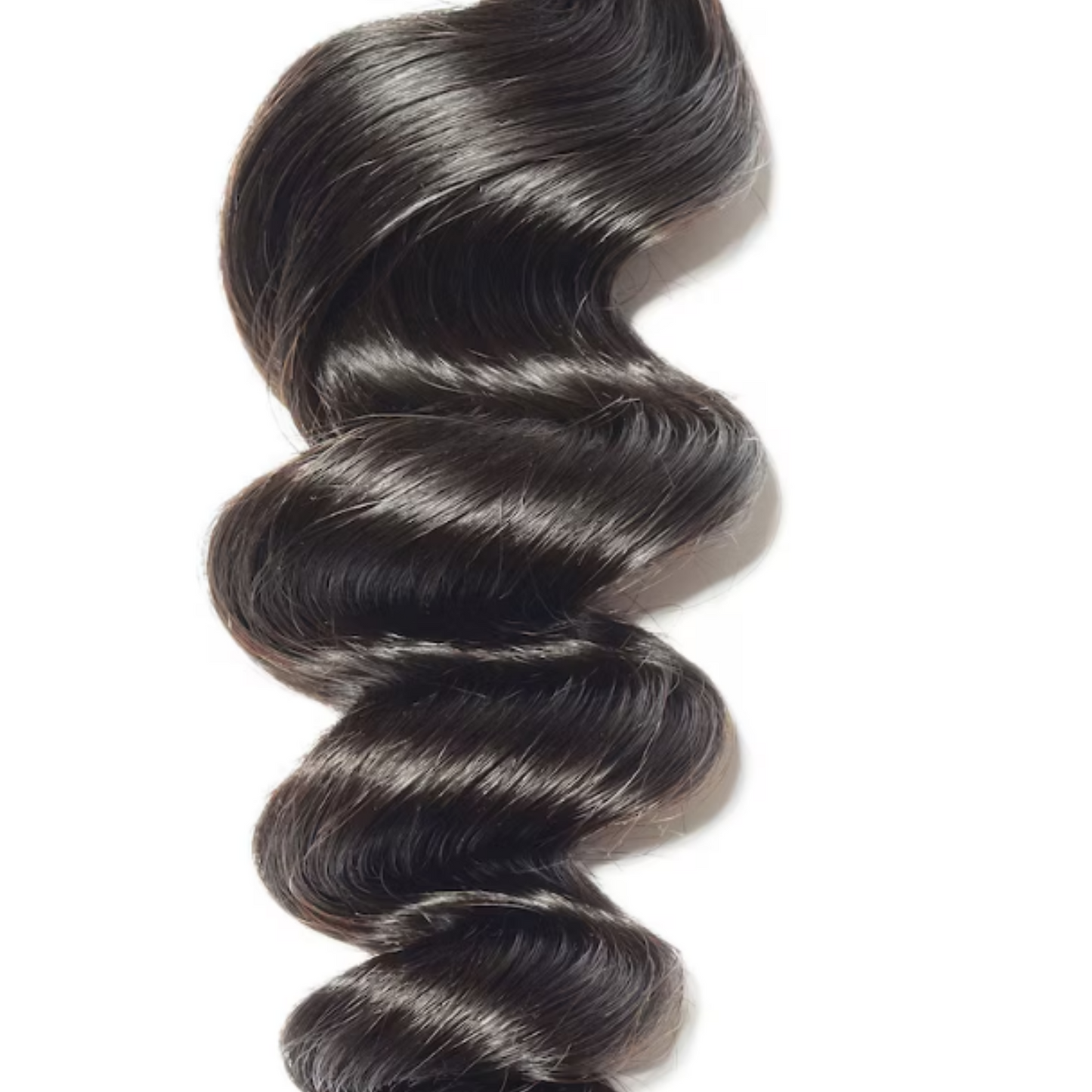 KBHconcepts 10-30 Inch Loose Wave Luxury Virgin Hair Bundles # 1B Natural Black