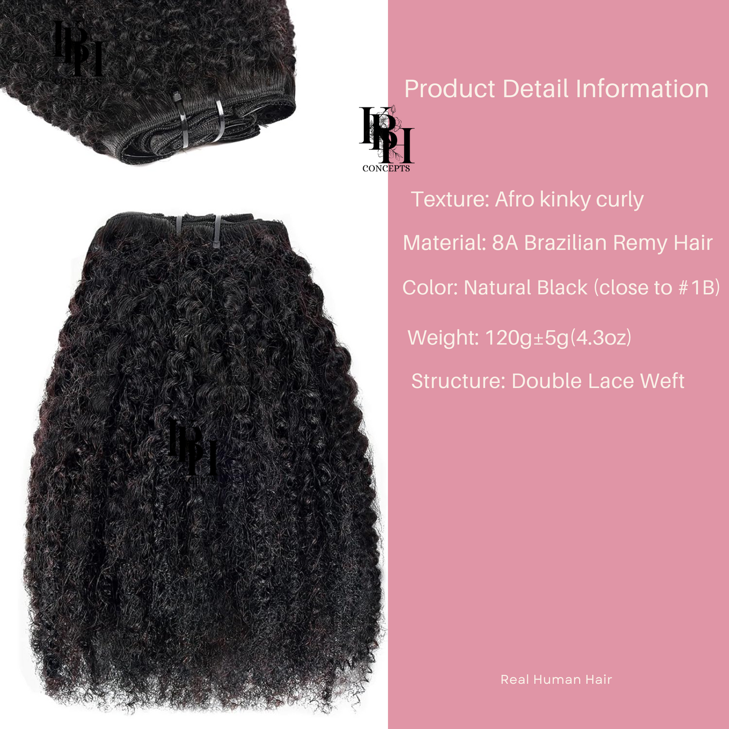 Afro Kinky 10A Curly Clip-Ins Human Hair Extensions For 4B & 4C Texture Natural Hair For Black Women Brazilian Remy Hair With 18Clips