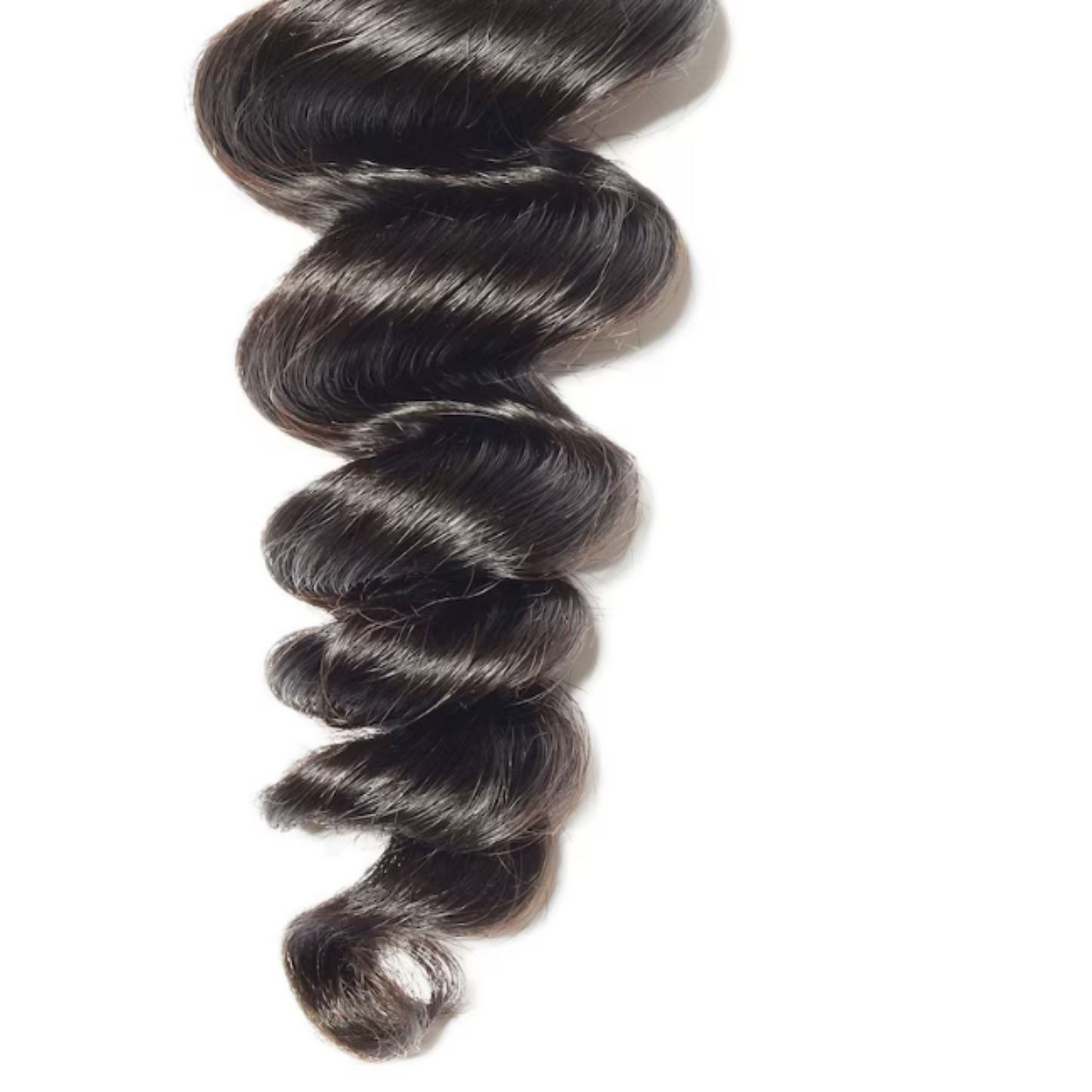 KBHconcepts 10-30 Inch Loose Wave Luxury Virgin Hair Bundles # 1B Natural Black