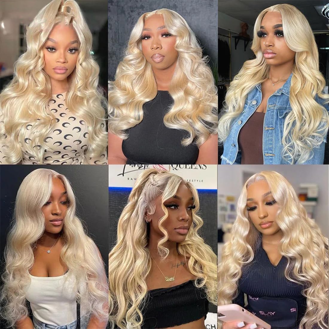 Raw Body Wave Hair Bundles #613 Dye to Any Color-12A Blonde