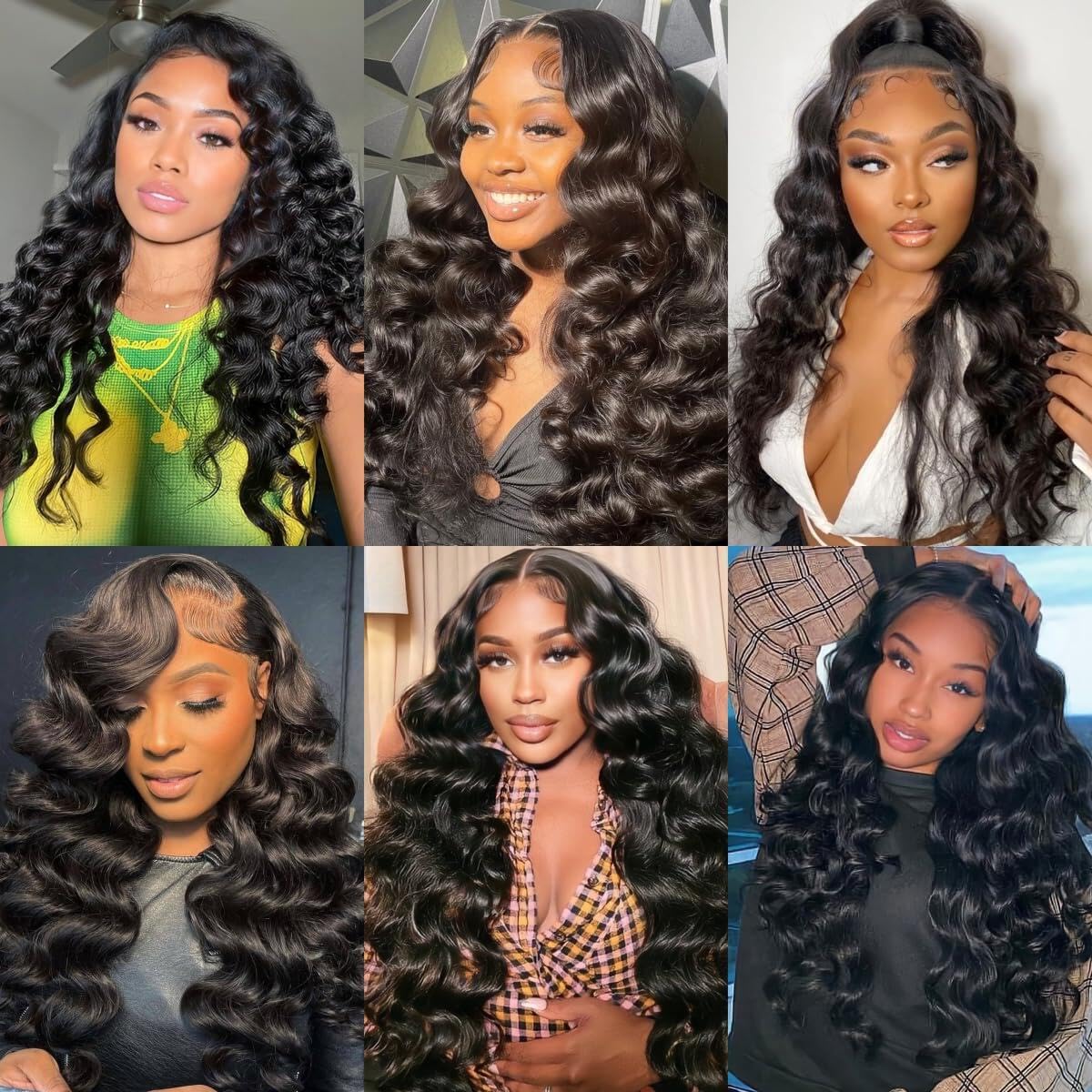 KBHconcepts 12A Big Loose Wave Brazilian Bundles With 4X4 Lace Closure Free Part Unprocessed Human Virgin Hair