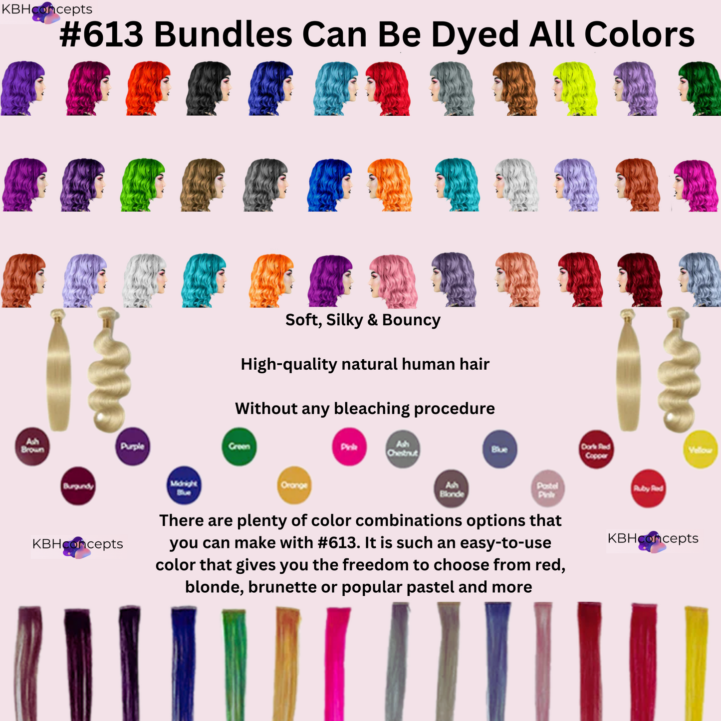 Blonde Body Wave Hair Bundles-613