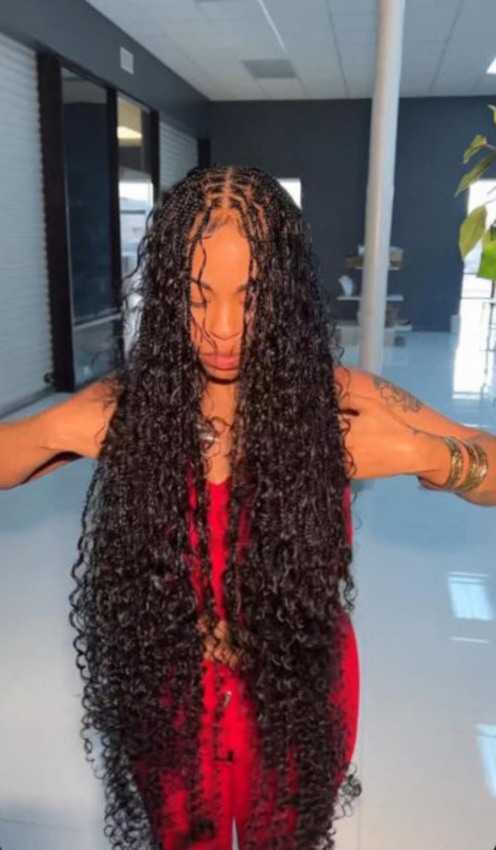 Deep Curly Water Wave Hair Bulk No Weft Unprocessed Best For Hair Braiding -12A, Micro Braiding, Boho Braids