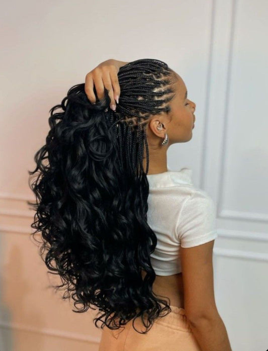 Deep Curly Water Wave Hair Bulk No Weft Unprocessed Best For Hair Braiding -12A, Micro Braiding, Boho Braids