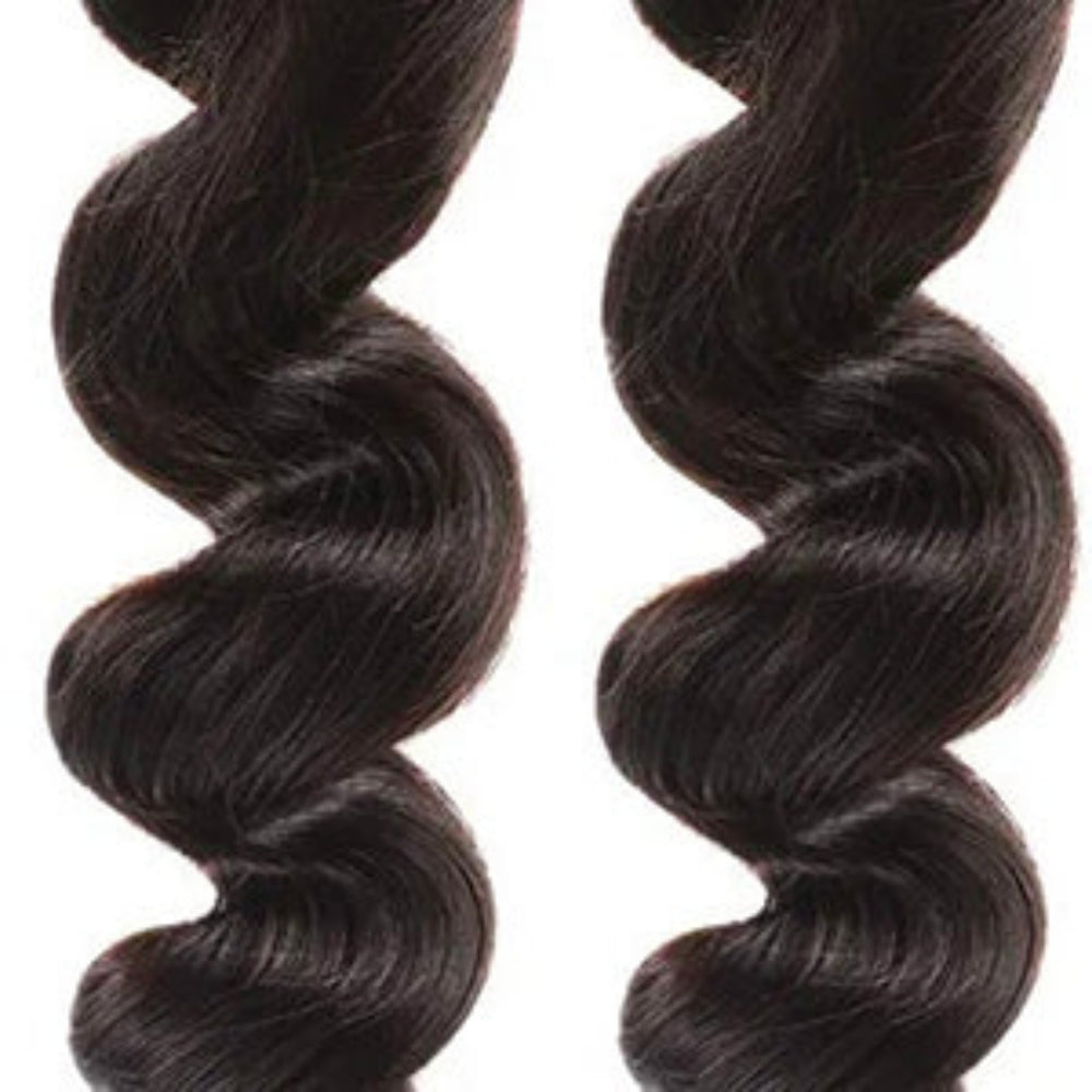 KBHconcepts 12A Big Loose Wave Brazilian Bundles With 4X4 Lace Closure Free Part Unprocessed Human Virgin Hair