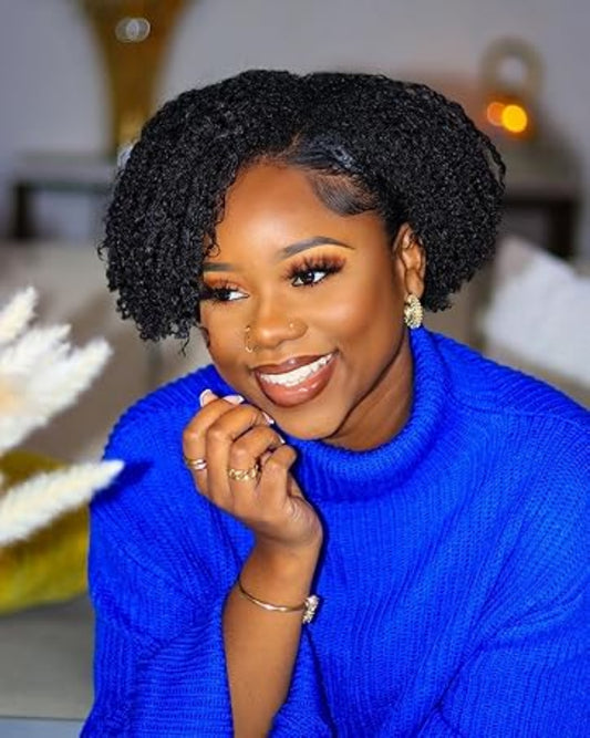 Afro Kinky 10A Curly Clip-Ins Human Hair Extensions For 4B & 4C Texture Natural Hair For Black Women Brazilian Remy Hair With 18Clips