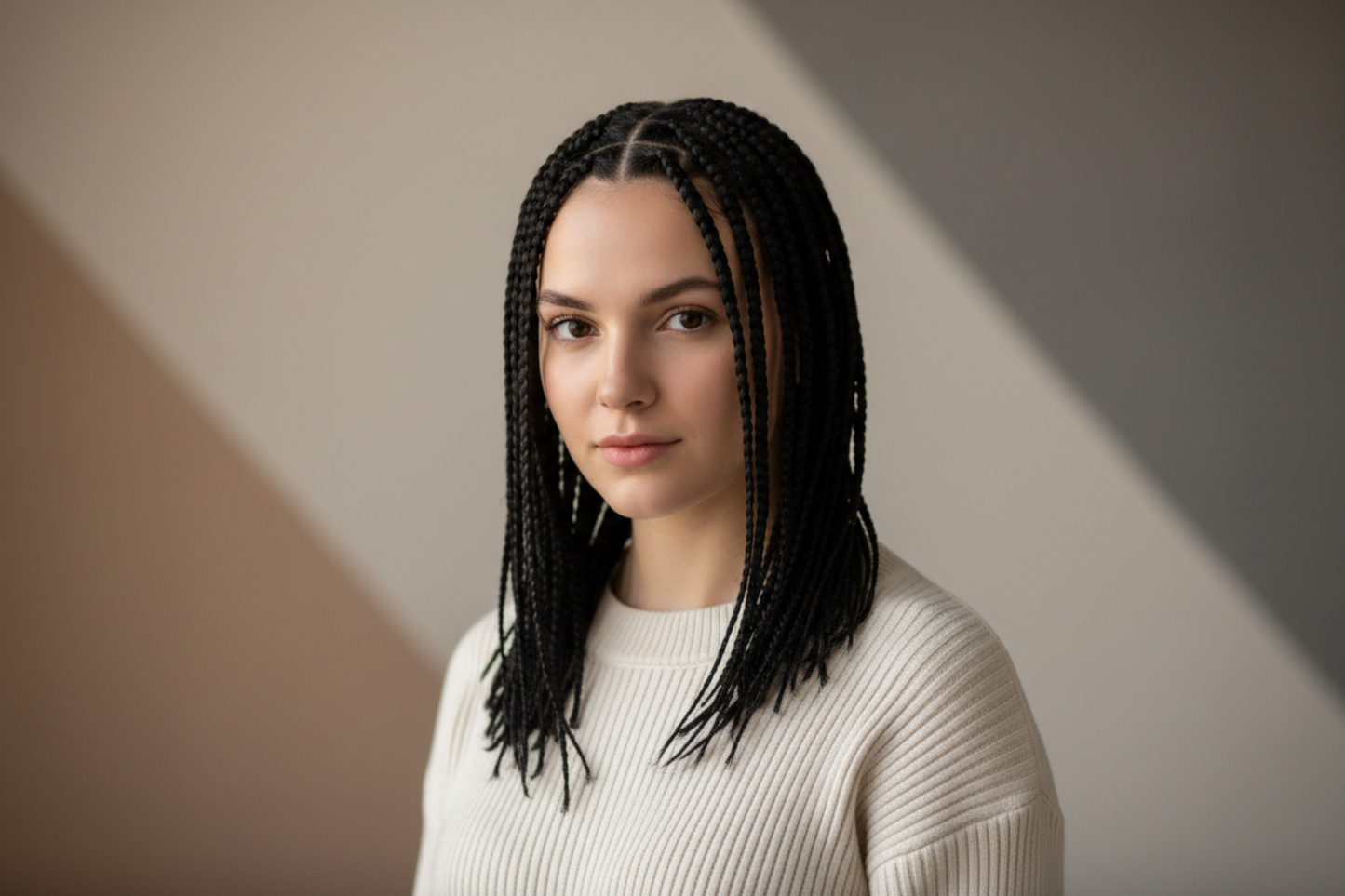 (1B) Braiding Pre-Stretched Soft Yaki Texture hair