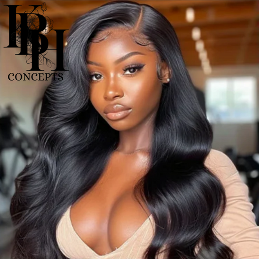 HD Glueless Lace 13×4 Body Wave Lace Wig With Pre-Bleached Knots Plucked Hairline