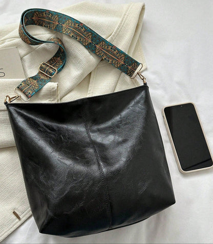 Luxury Tote Bag Fashionable European And American Style New Bucket Bag, Large Capacity Cross-Body Bag For Women