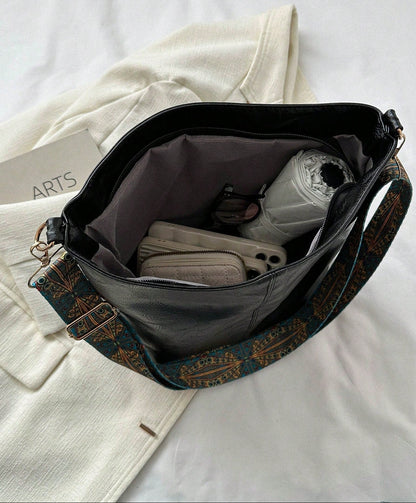 Luxury Tote Bag Fashionable European And American Style New Bucket Bag, Large Capacity Cross-Body Bag For Women