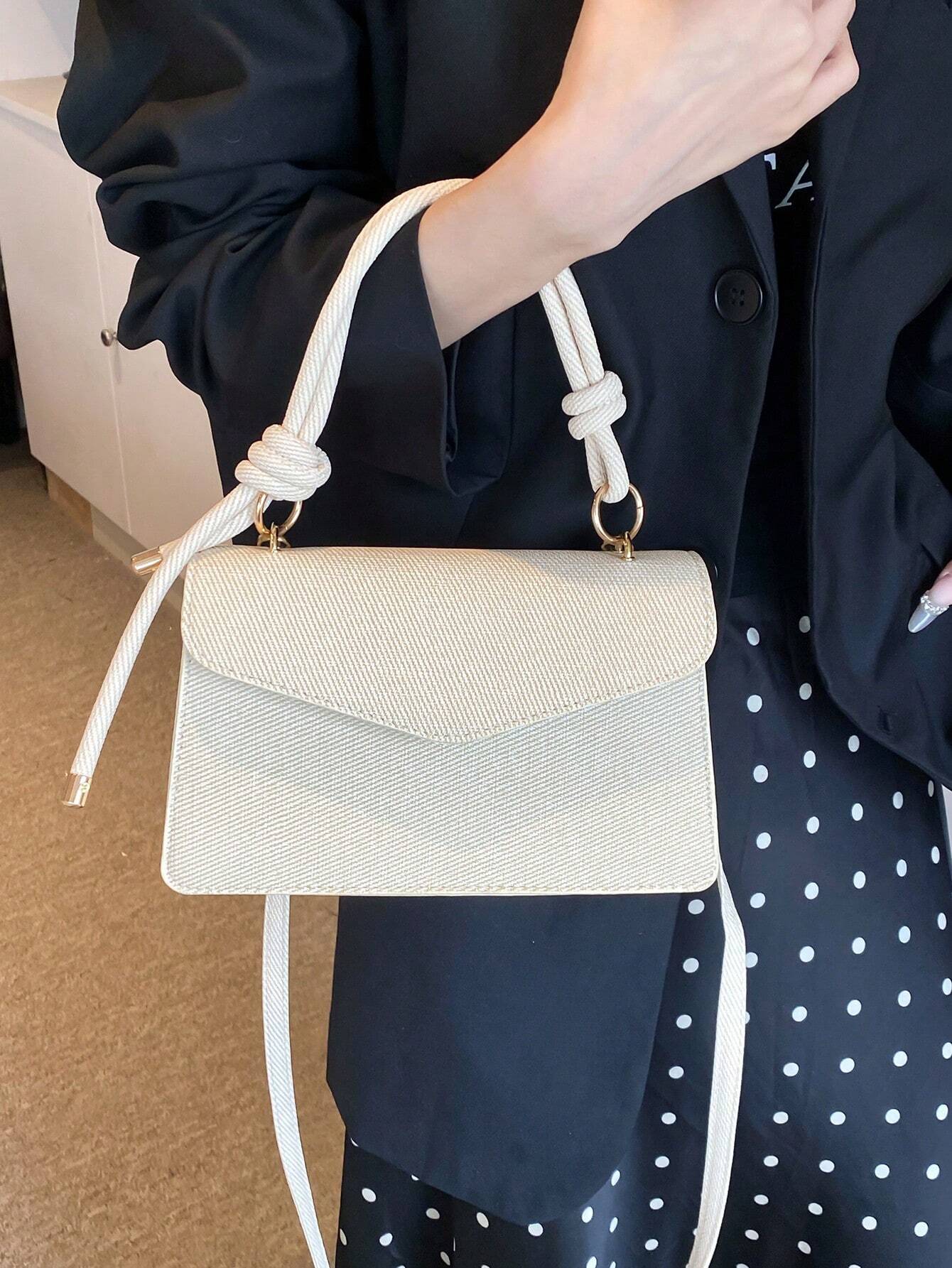 Retro Textured Mini Square Crossbody & Shoulder Bag