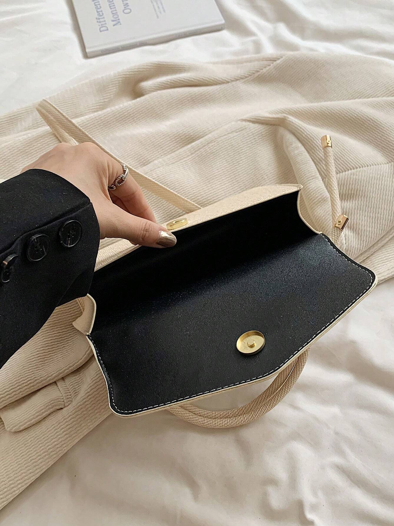 Retro Textured Mini Square Crossbody & Shoulder Bag