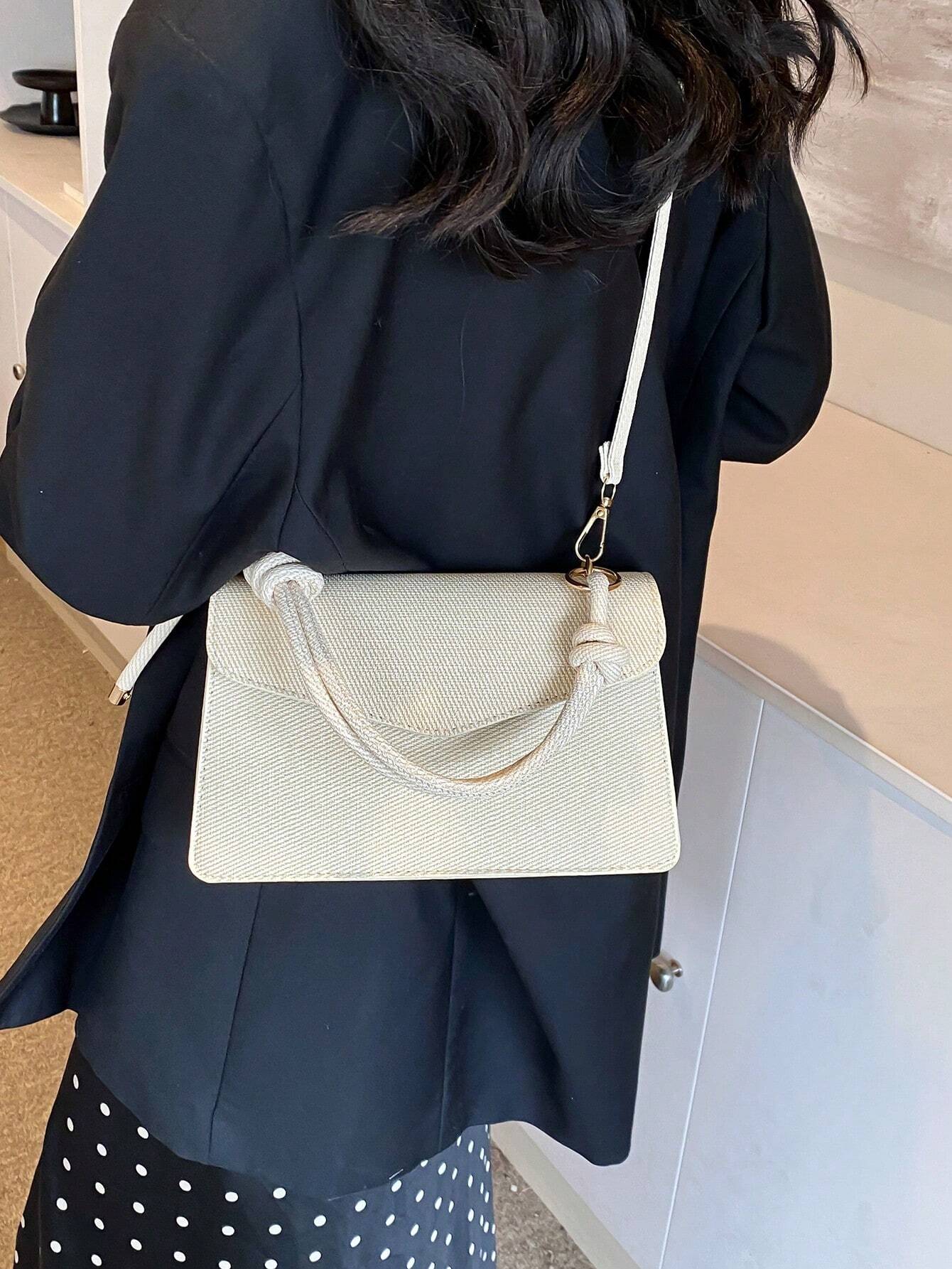 Retro Textured Mini Square Crossbody & Shoulder Bag