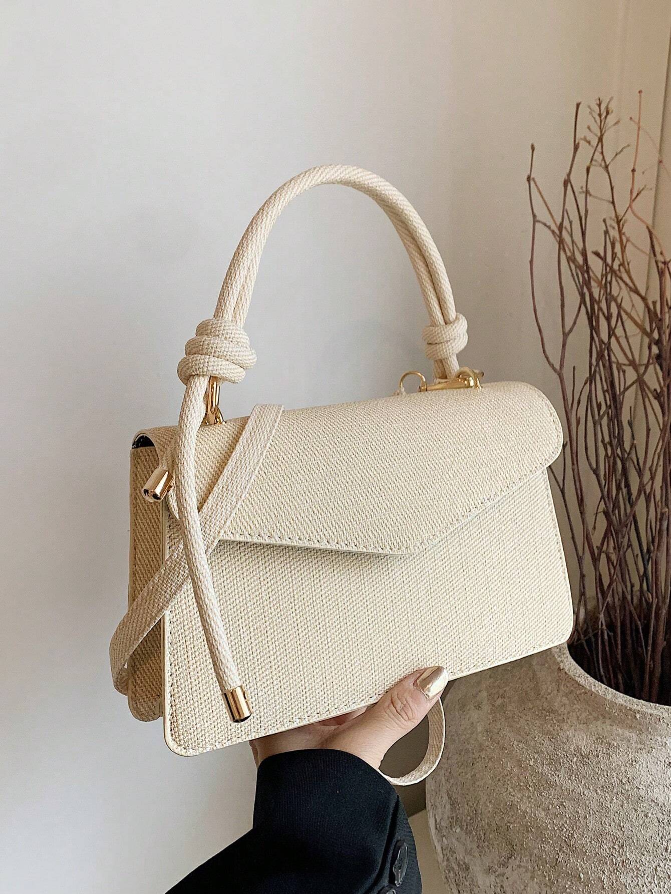 Retro Textured Mini Square Crossbody & Shoulder Bag