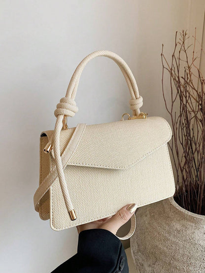 Retro Textured Mini Square Crossbody & Shoulder Bag
