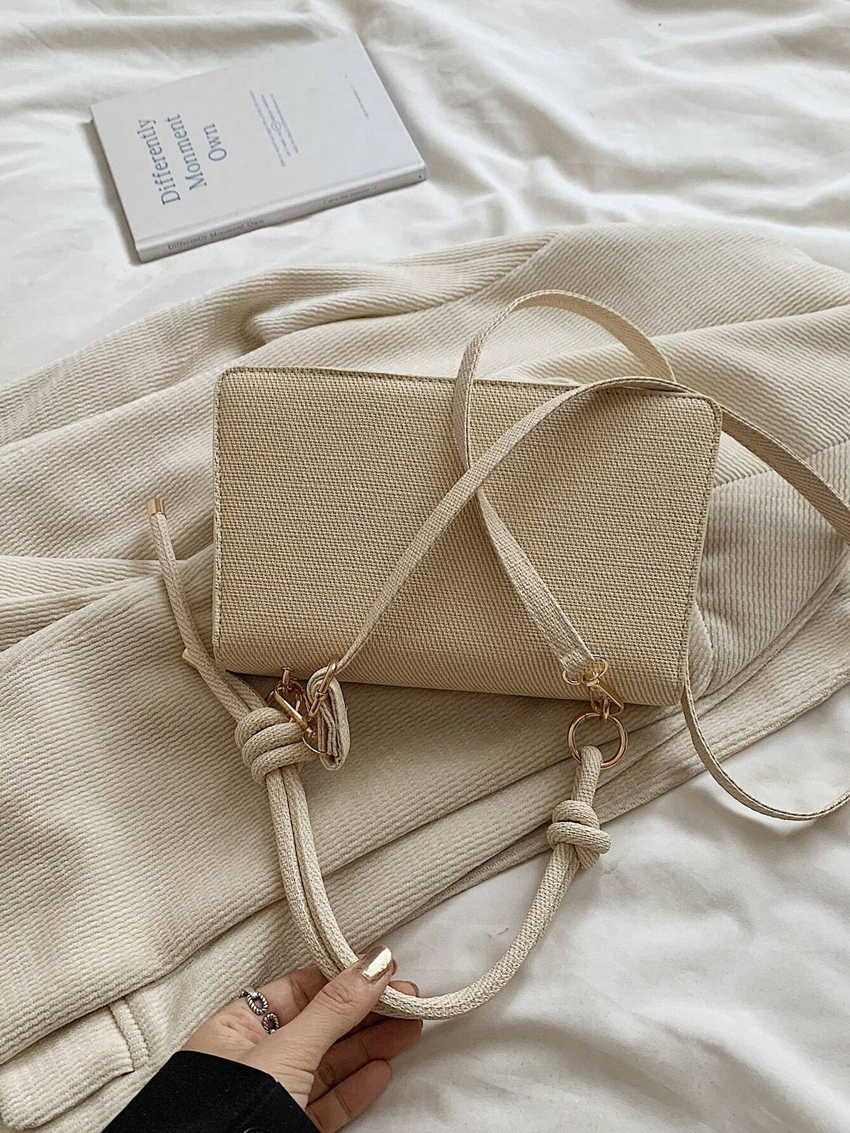 Retro Textured Mini Square Crossbody & Shoulder Bag