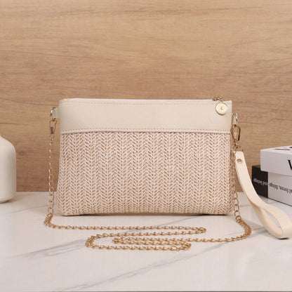 Sequin-Accent Women’s Shoulder & Crossbody Bag – Perfect for Summer and Beach Trips