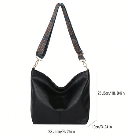 Luxury Tote Bag Fashionable European And American Style New Bucket Bag, Large Capacity Cross-Body Bag For Women