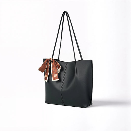 2-for-1 Elegant Leather Tote Bag – Large, Lightweight Shoulder Bag for Women