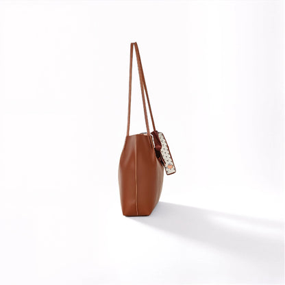 2-for-1 Elegant Leather Tote Bag – Large, Lightweight Shoulder Bag for Women