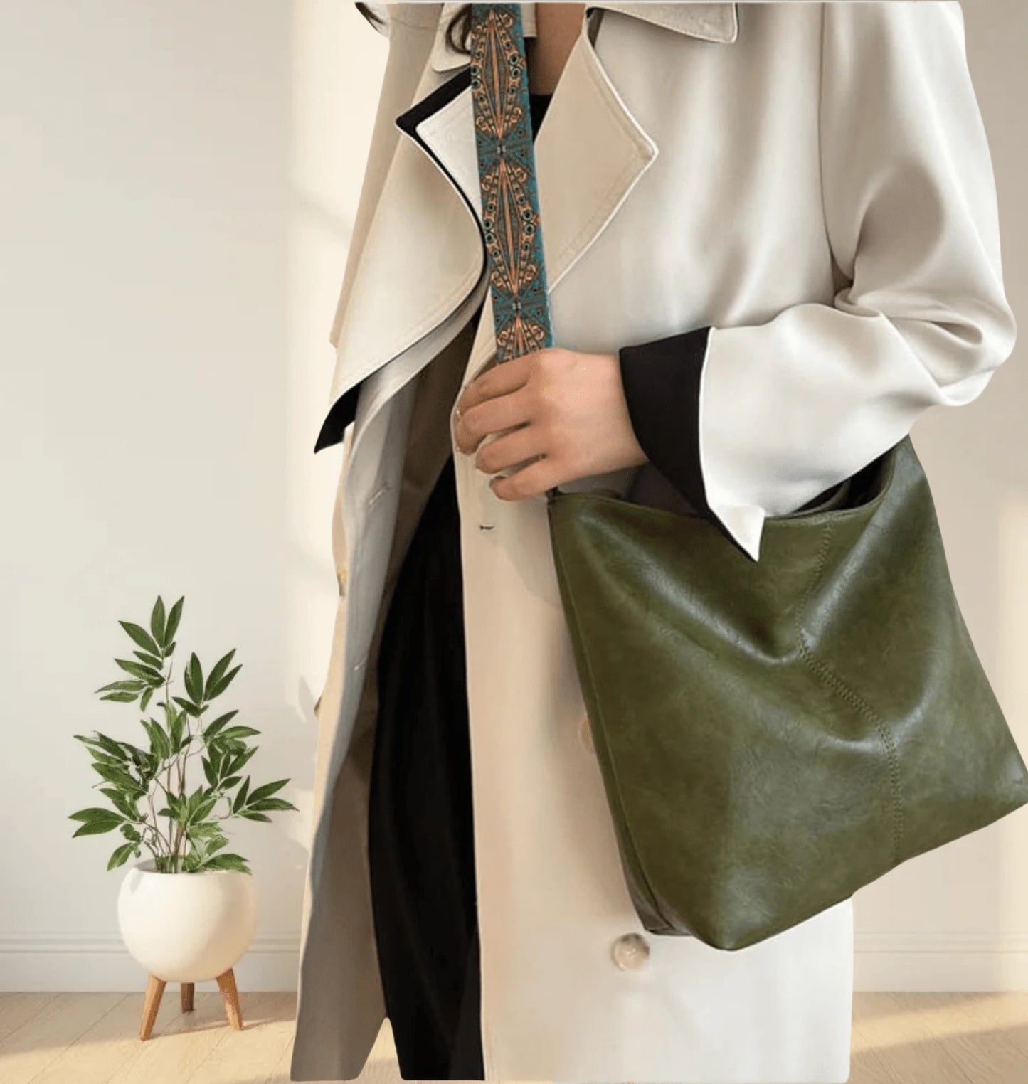 Luxury Tote Bag Fashionable European And American Style New Bucket Bag, Large Capacity Cross-Body Bag For Women