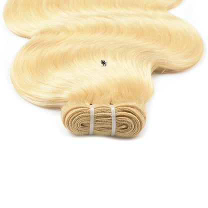 Raw Body Wave Hair Bundles #613 Dye to Any Color-12A Blonde