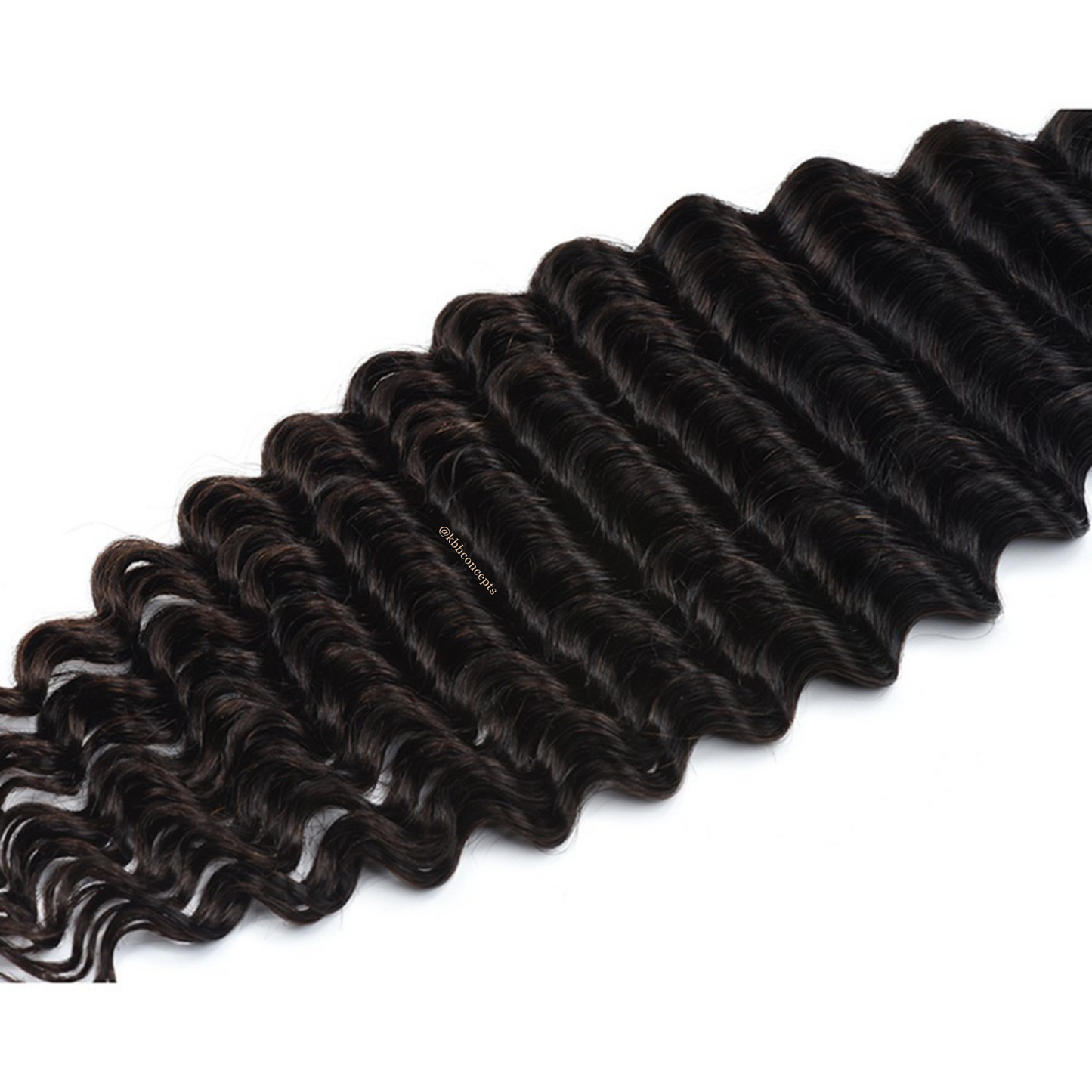 Deep Curly Water Wave Hair Bulk No Weft Unprocessed Best For Hair Braiding -12A, Micro Braiding, Boho Braids