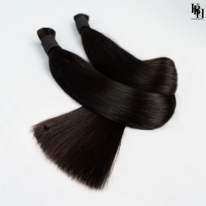 Straight Virgin Hair No Weft Unprocessed Best For Hair Braiding -12A, Micro Braiding, Boho Braids