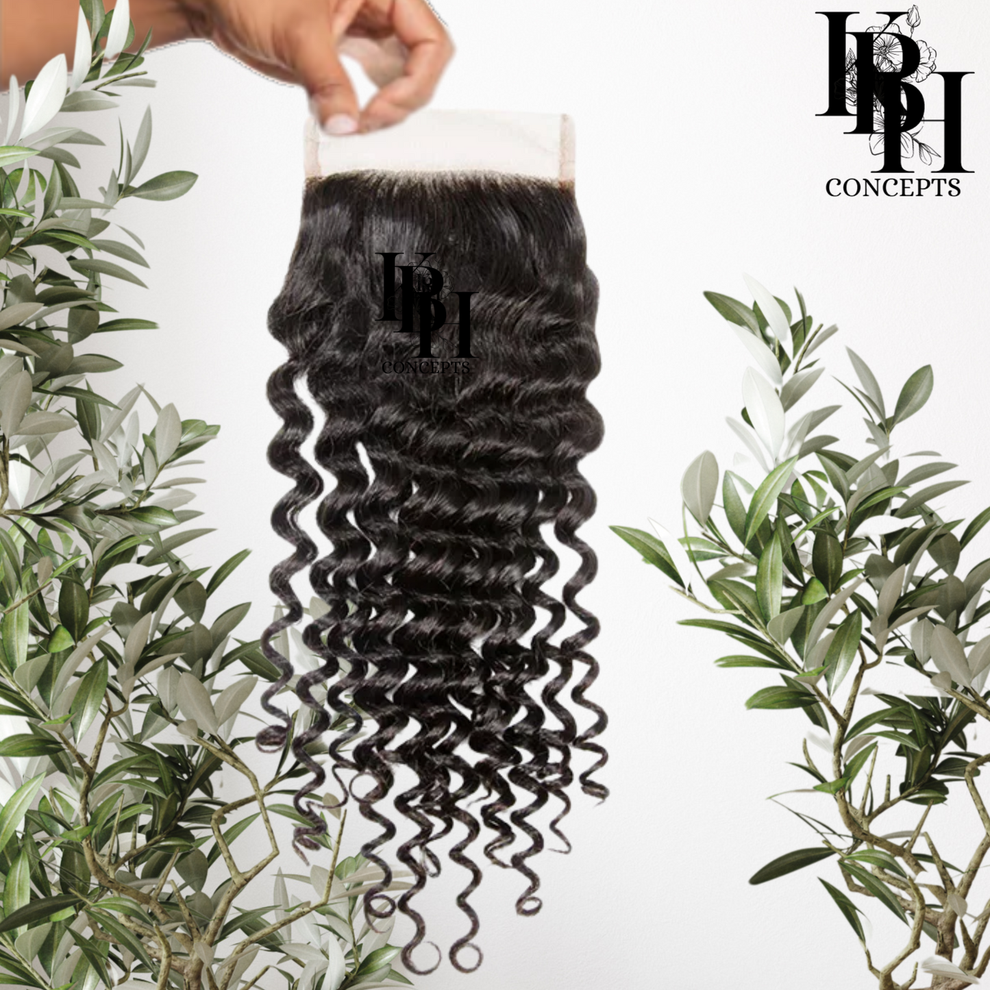 HD Deep Wave Closure Swiss “4x4” Inches Virgin Natural Brazilian Remy Hair