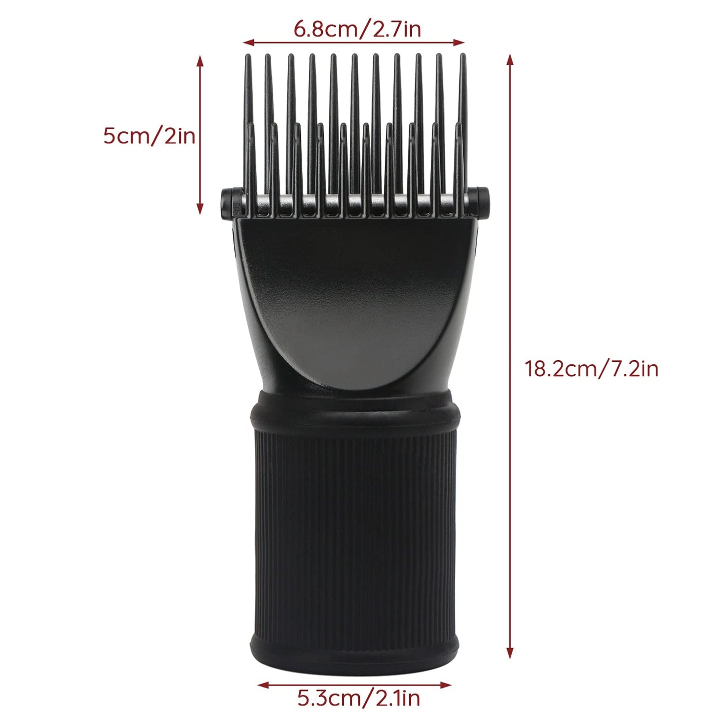 One Tool. Smooth Results. Professional Blow Dryer Comb Attachment for Straight, Sleek & Tangle-Free Hair