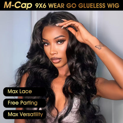 Wig Me Out Bleached Knots Body Wave Glueless Wig Lace 6x9 M-Cap Virgin Human Hair