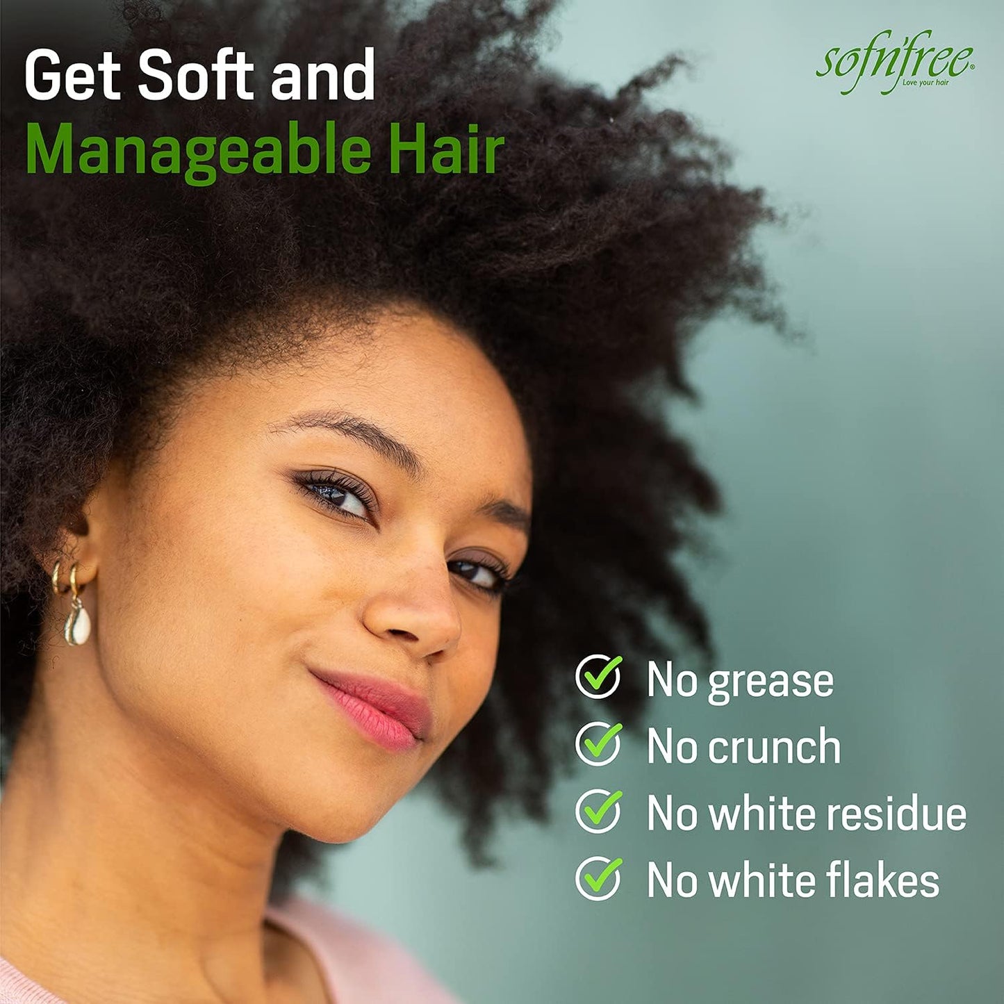 Sofn’Free Curl Activator Lotion for Natural Hair – Define Curls, Control Frizz & Boost Shine