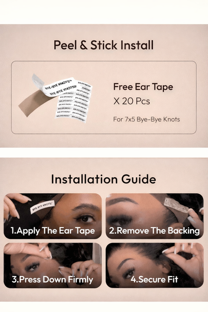 Yaki Straight 13x4 Lace Front Human Hair Wig with Drawstring. Glueless Frontal, Pre-Plucked & Pre-Cut Bleached Knots Chestnut Brown Ombre Color 150% Density