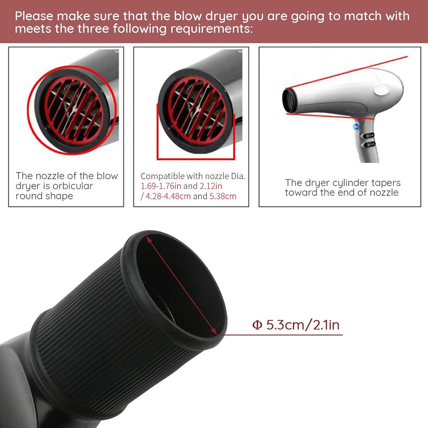 One Tool. Smooth Results. Professional Blow Dryer Comb Attachment for Straight, Sleek & Tangle-Free Hair