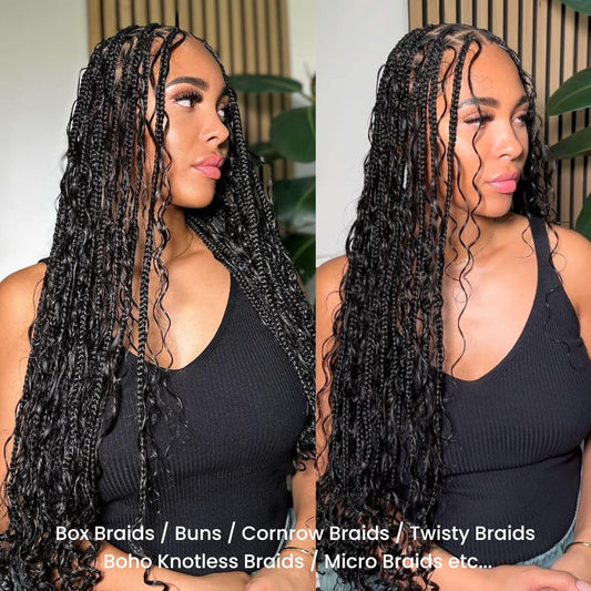 Body Wave Hair Bulk No Weft Unprocessed Best For Hair Braiding -12A, Micro Braiding, Boho Braids