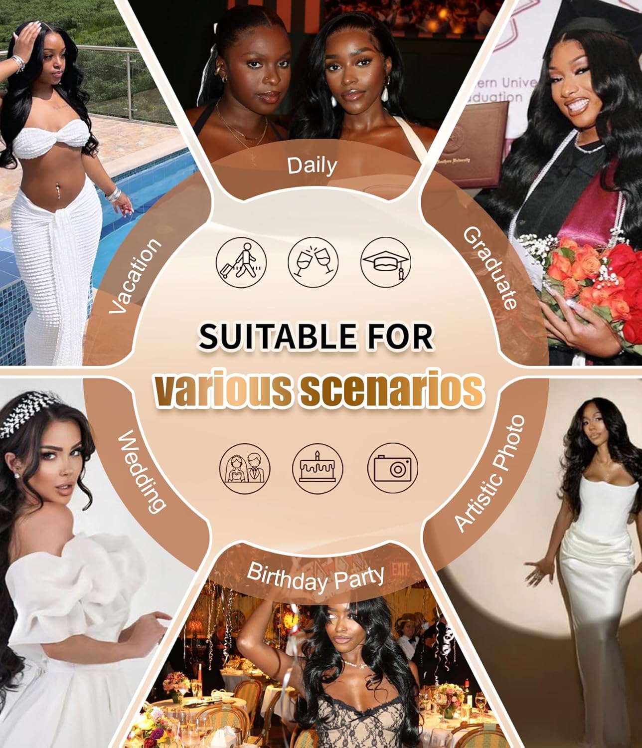 KBHconcepts 12A Body Wave Virgin Hair Bundles