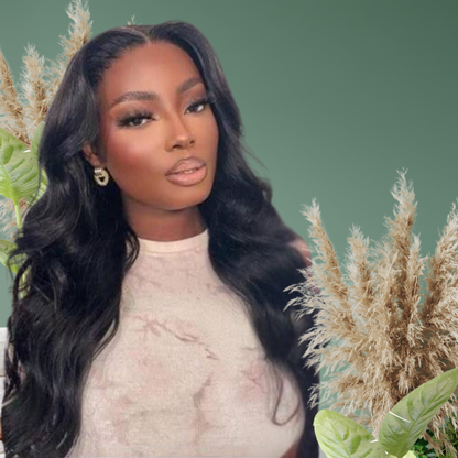 KBHconcepts Glueless Lace 13×4 Body Wave Lace Wig With Pre-Bleached Knots Plucked Hairline