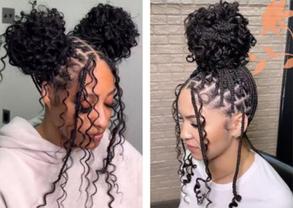 Deep Curly Water Wave Hair Bulk No Weft Unprocessed Best For Hair Braiding -12A, Micro Braiding, Boho Braids