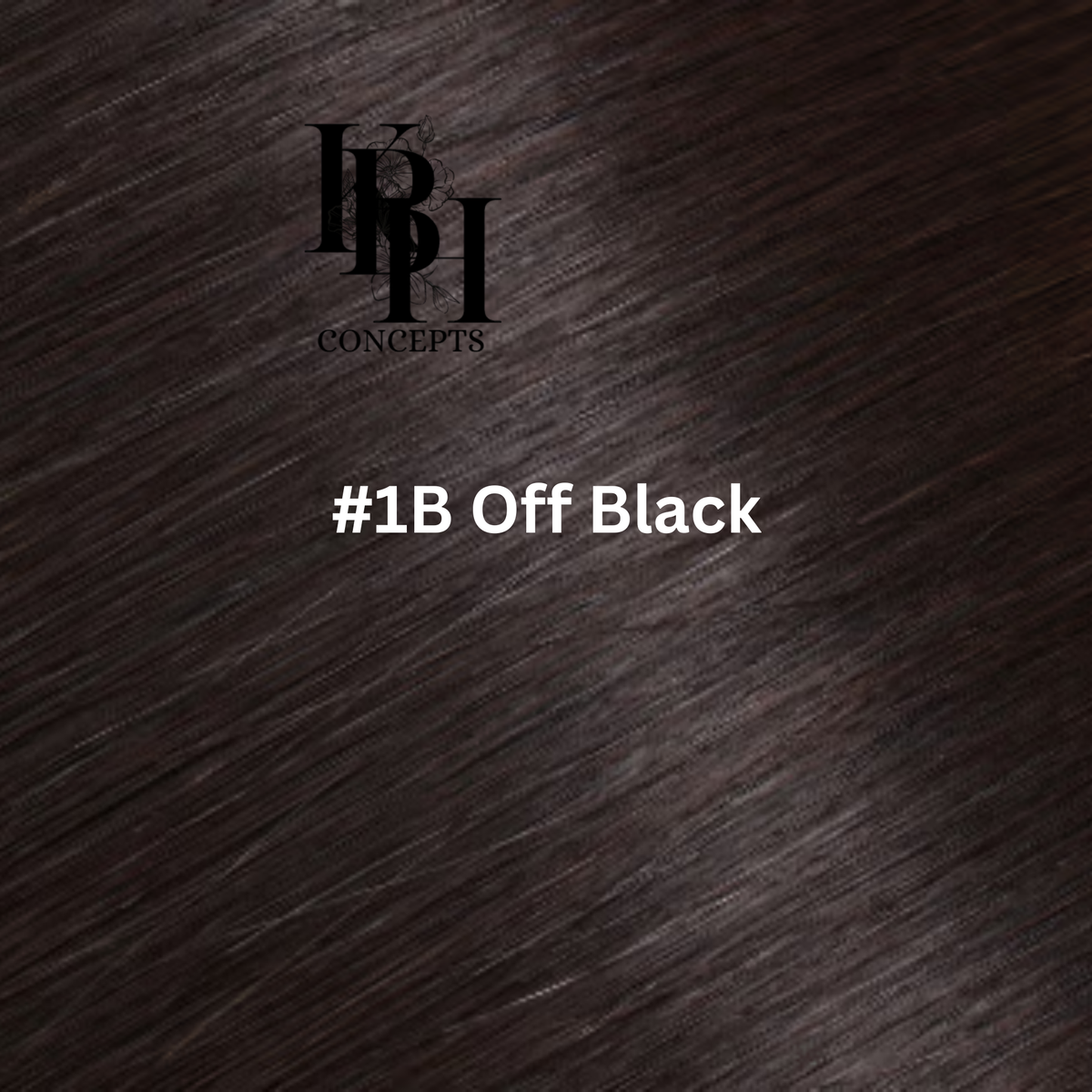 Textured 1B off black with kbhconcepts logo. 