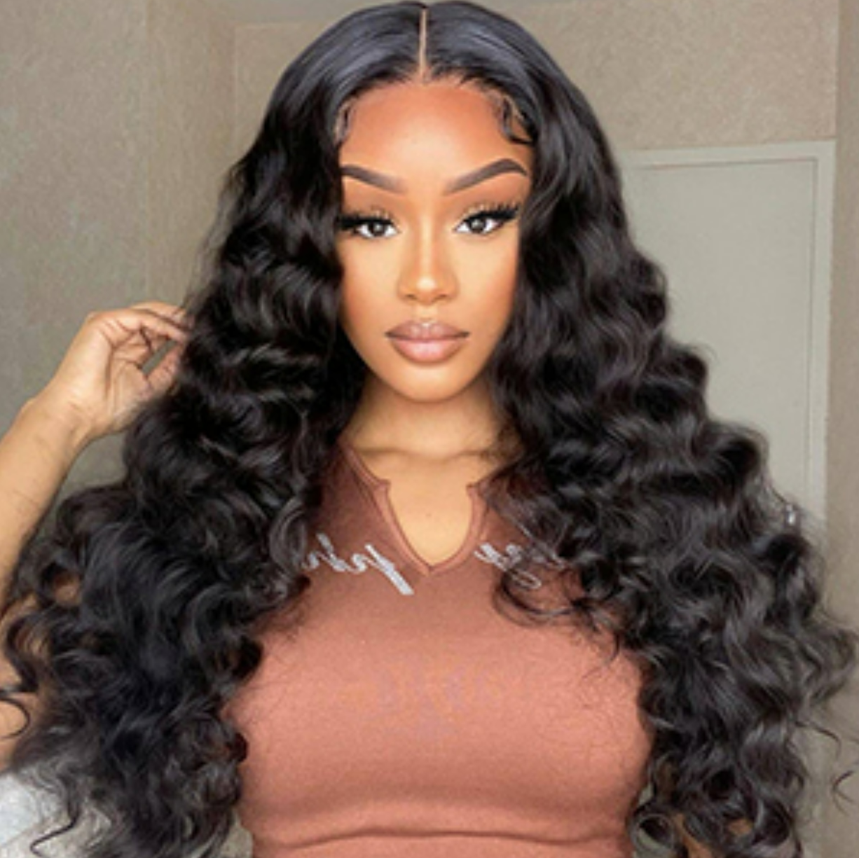 KBHconcepts 12A Big Loose Wave Brazilian Bundles With 4X4 Lace Closure Free Part Unprocessed Human Virgin Hair