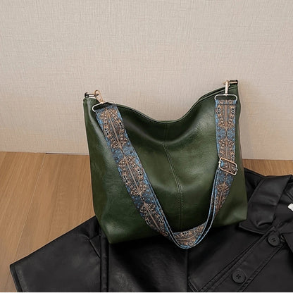 Luxury Tote Bag Fashionable European And American Style New Bucket Bag, Large Capacity Cross-Body Bag For Women